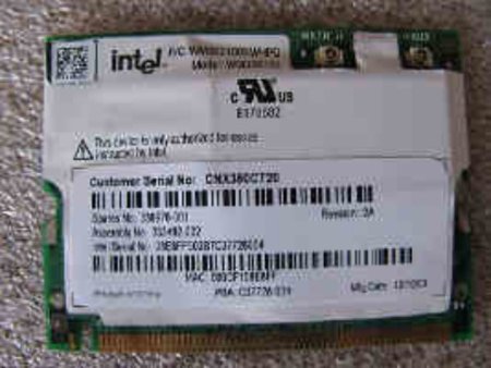 WM3B2100 Module Intel Pro Mini PCI Wifi 2.4Ghz 802.11