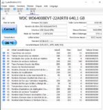 WD6400BEVT-22A0RT0 DIsque Dur WD 640Gb SATA