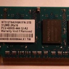 NT512T64UH8A1FN-37B RAM NANYA DDR2 512Mb