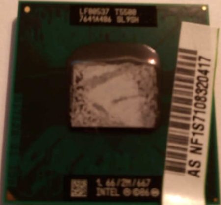 SL9SH Intel Core 2 Duo T5500 1,66GHz Cache L2 2Mb