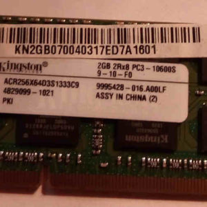 ACR256X64D3S1333C9 RAM KINGSTON DDR3 2Gb