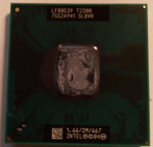 SL8VR Intel Core T2300 1.66GHz, cache 2Mb L2