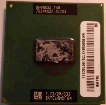 SL7SA Intel Pentium M740 1.73GHz cache 2Mb