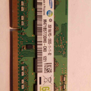 M471B5773DH0-CK0 RAM Portable SAMSUNG DDR3 2Gb non ECC PC3-12800S, taux de transfert 1333MHz, latence CL11, Voltage typique 1.5V Garantie 2 ans.