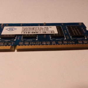 NT1GT64UH8D0FN-AD RAM Portable NANYA DDR2 1 Gb non ECC PC2-6400S, CL6, temps du cycle 2.5ns, 1.8V (+/-0.1), garantie 2 ans
