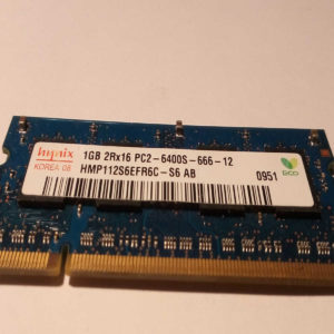 HMP112S6EFR6C-S6 AB RAM Portable HYNIX DDR2 1 Gb non ECC PC2-6400S, HP 598858-001 1.8V (+/-0.1), garantie 2 ans