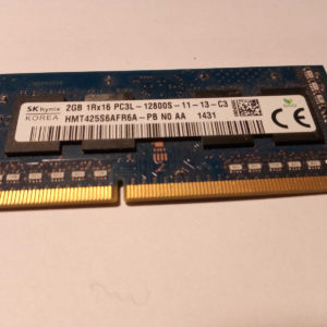 HMT425S6AFR6A-PB RAM Portable SK HYNIX DDR3L 2Gb non ECC PC3L-12800S, CL11 cycle 1.25ns 1600MHz 1.35V (+/-0.075), garantie 2 ans