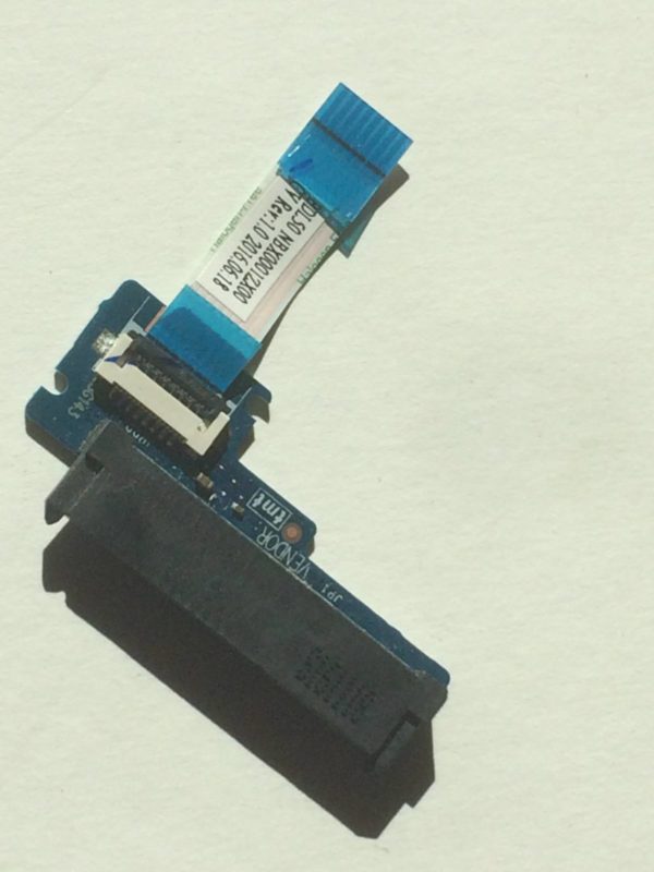 LS-C703P Connecteur SATA HDD reconditionné nappe NBX0001ZX00 HP 15, 15-AC, 15-AF, 15-AY, 15-BA, 15-BN, 14-AC. Garantie 1 an, livraison Gratuite.