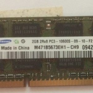 Garantie de 2 ans en achetant ici votre barrette de RAM Portable M471B5673EH1-CH9 SAMSUNG DDR3 2Gb, non ECC, PC3-10600S.